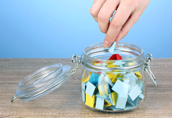 Accountability Exercise: Take One From The Jar 