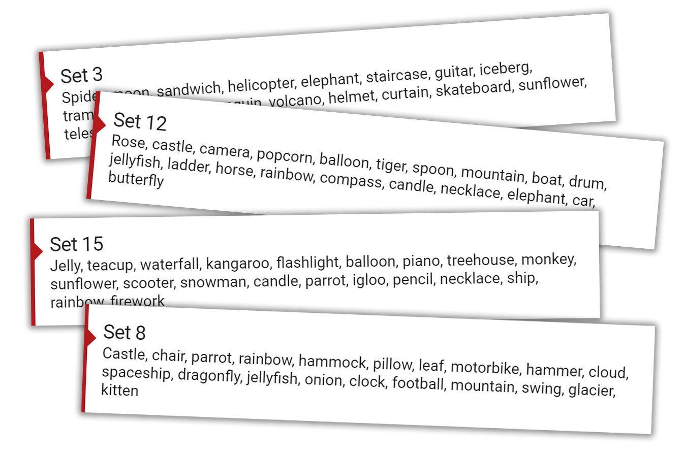 Memory Pegging with Stories Exercise